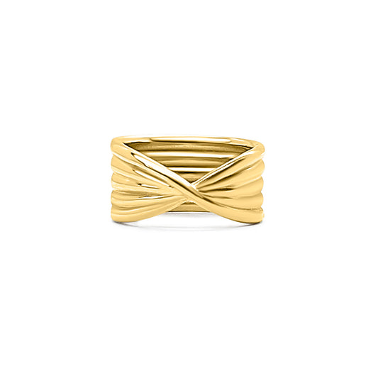 Twisted Layers Ring