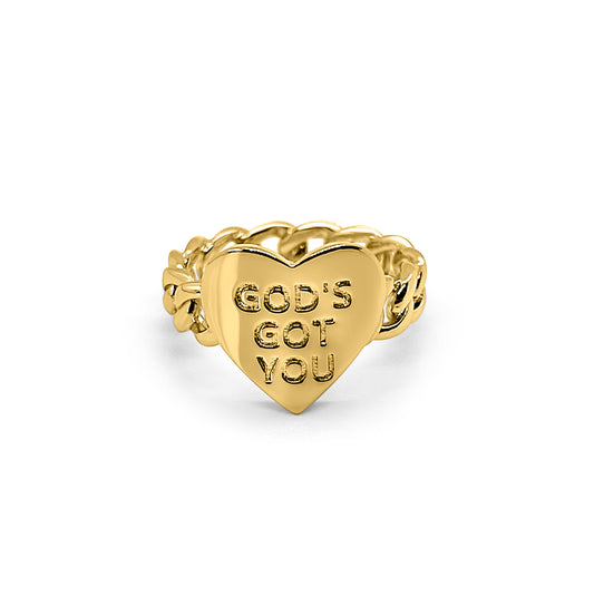 God's Got You Ring